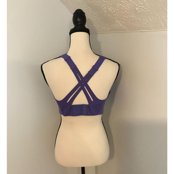 LULULEMON AirSupport Bra High Support Charged Indigo /Lavender Fog - Size 34DD - Picture 5 of 12